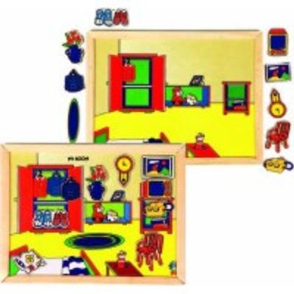 Skillofun Magnetic Twin Play Tray-The Room Front View